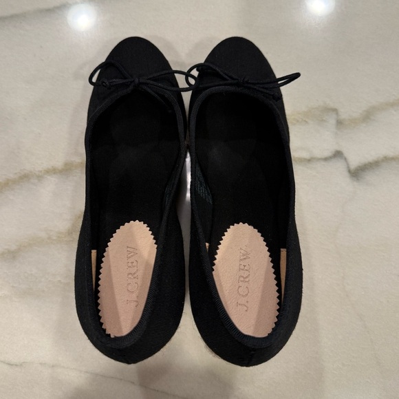 J.Crew Seville Made in Spain Espadrille Wedges Size 9.5 Black NWOB - Picture 6 of 13